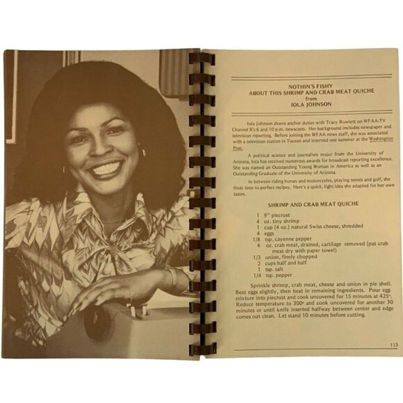Media Rare Cookbook Favorite Recipes from Dallas TX Personalities 1979 Spiral - Picture 10 of 13